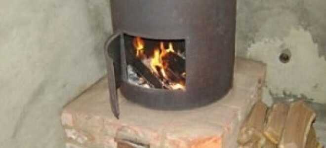 Варианты конструкций печей в гараж на дровах