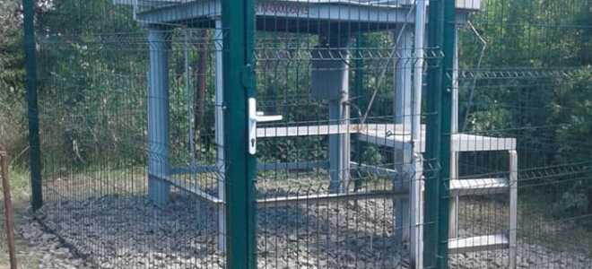 Заборные секции из прутьев