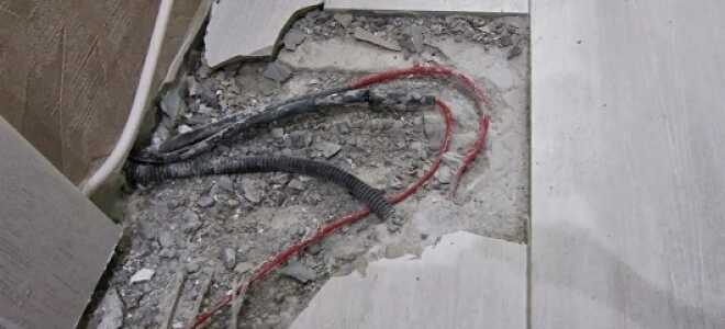 Причины и проведение ремонта теплого пола