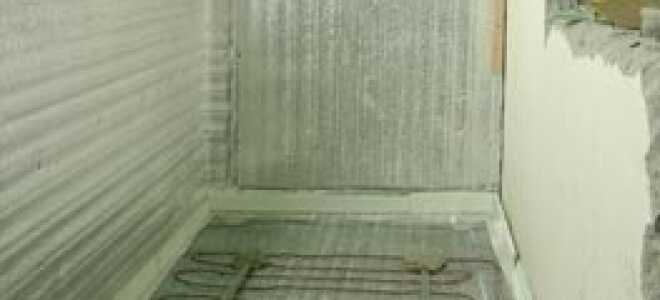 Как организовать теплый пол на балконе или лоджии