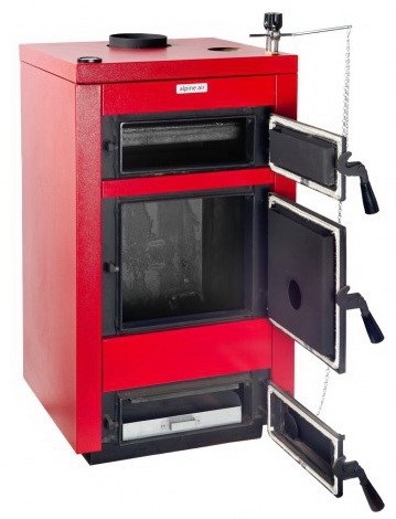 Котел на твердом топливе