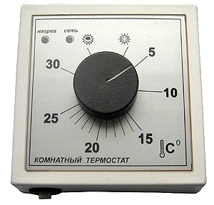 Простой вариант комнатного терморегулятора