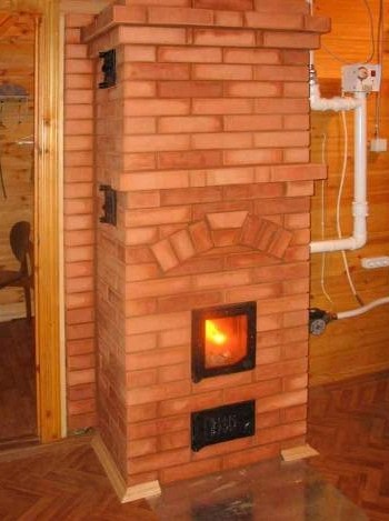 Кирпичная модель печи с водяным контуром 