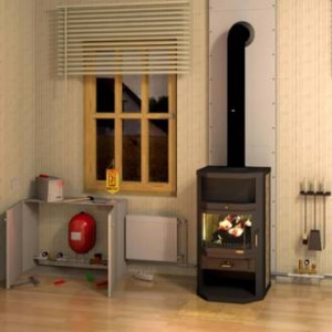 Радиаторное отопление и печь