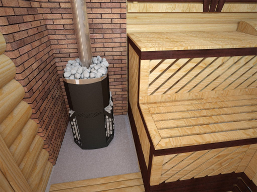 Правильная каменка для бани