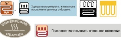 Возможная маркировка ламината