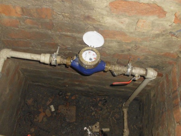 Счетчик воды в колодце