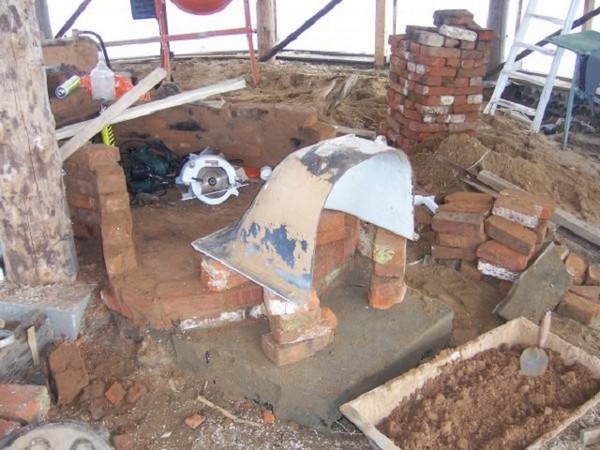 Эта часть ванны подойдет для печи