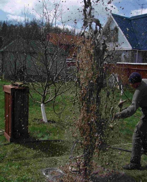 Прочистка скважины потоком воды