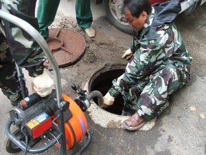 Прочистка водой