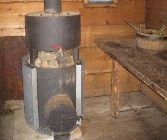 Самодельная печка из трубы