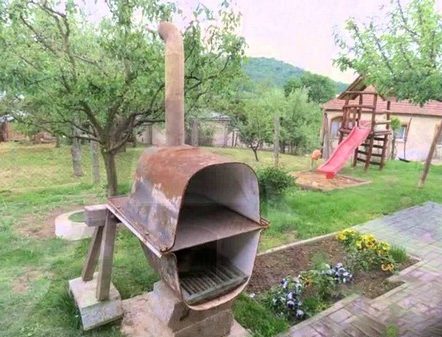 Печь из старой ванны